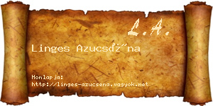 Linges Azucséna névjegykártya